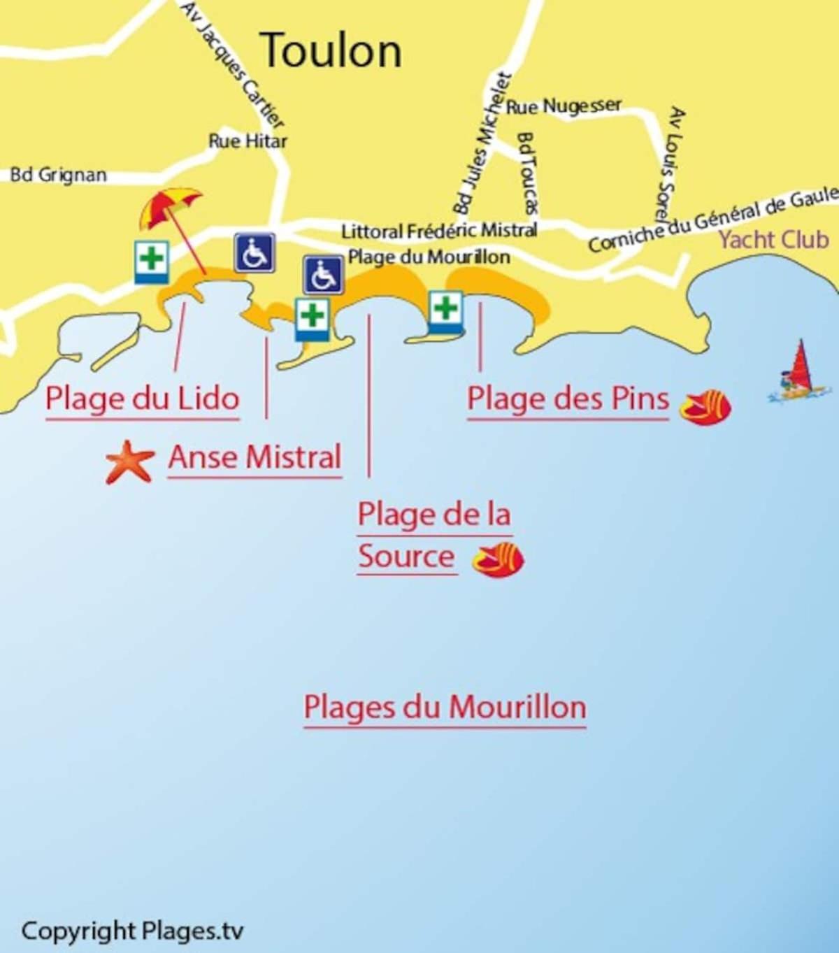 #3 Toulon Centre, Balcon, Lumineux, Stationnement Facile, Tout Confort Dış mekan fotoğraf